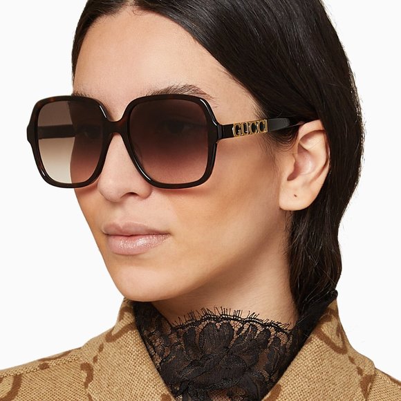 NEW GUCCI GG1189SA - 003 Rectangular Sunglasses - Picture 1 of 7